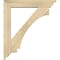 Ekena Millwork Imperial Traditional Rough Sawn Bracket w/ Offset Brace, Douglas Fir, 6"W x 30"D x 34"H BKT0604X30X34IMP01RDF - alternate 4